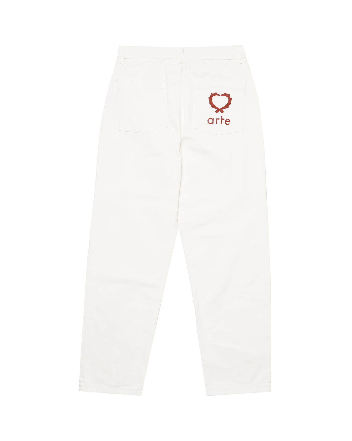 Arte Antwerp Poage Back Heart Pants | SS24-007P-CRM | AFEW